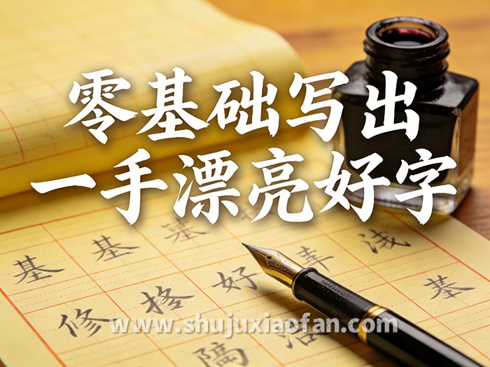 《零基础写出一手漂亮好字》从握笔到结构全掌握 全12讲