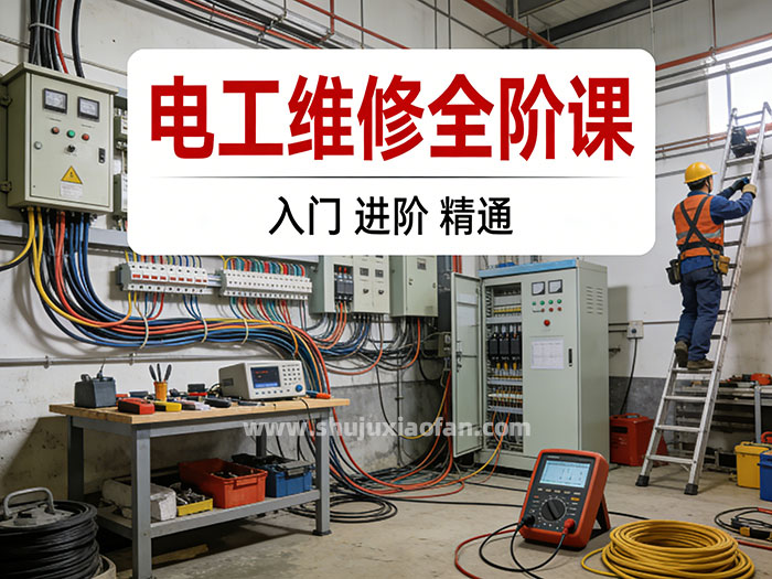 电工维修全阶课程 从0到电工证 入门+进阶+精通系统教程 MPG