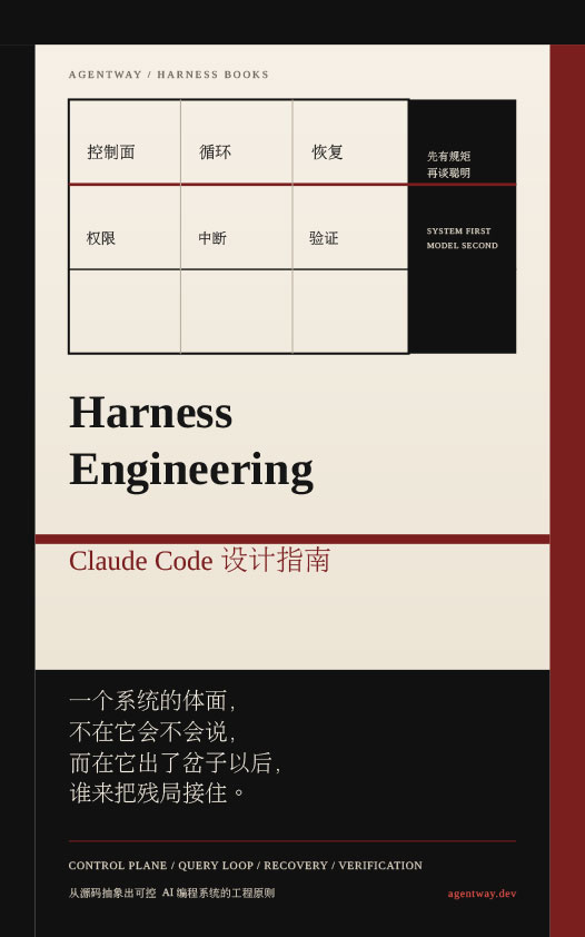 两本关于 Harness Engineering 的书《Claude Code 设计指南》《Claude Code 和 Codex 的 Harness 设计哲学》PDF