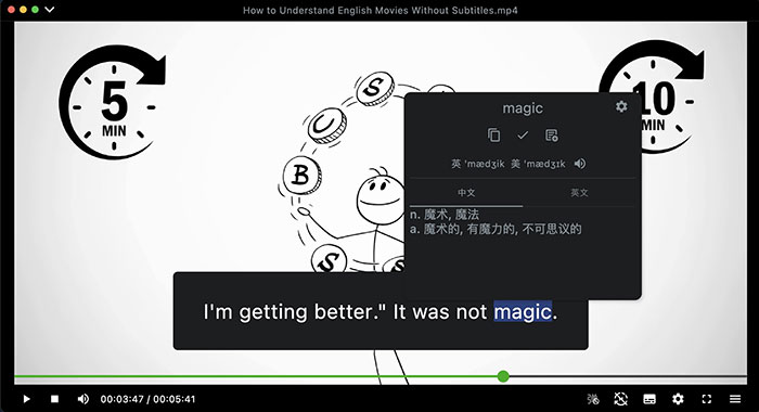 幕境 (MuJing)：在电影与美剧的真实语境中精通英语单词 英语学习软件 WIndows/MacOS