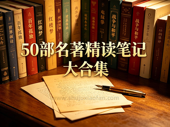 《50部名著精读笔记大合集》专为初高中学生量身打造的深度学习资源 PDF