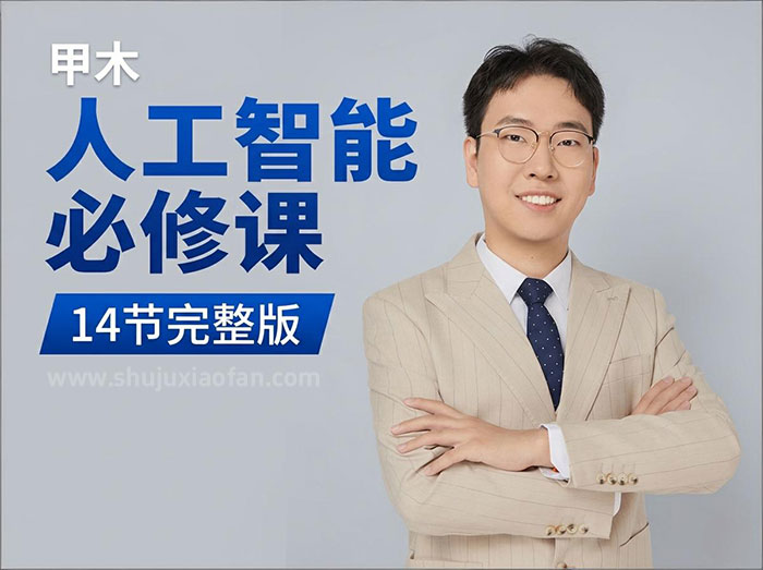 甲木《人工智能必修课》14节完整版 王照华 零基础AI入门到行业落地实战 MP4