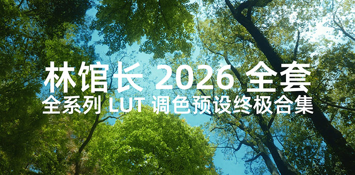 影视级调色作弊码:林馆长2026全套全系列LUT调色预设终极合集