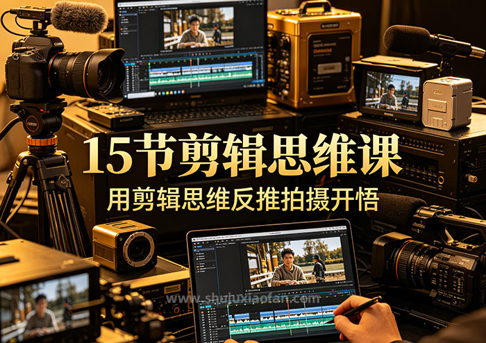 15节剪辑思维课 用剪辑思维反推拍摄开悟 打破传统线性思维 成为真正的视觉导演