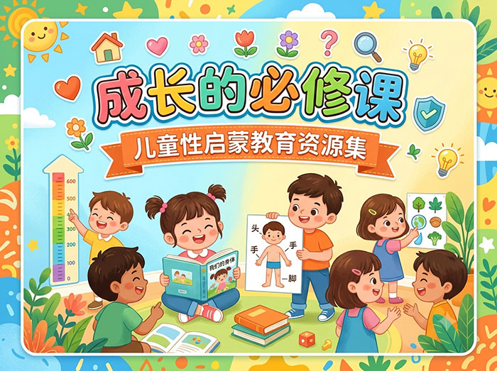 成长的必修课：儿童性启蒙教育资源集 汇集了多套儿童性教育领域的优质教学资源 含视频教材绘本等