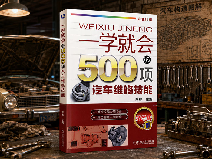 老车保养维修不求人!《一学就会的 500 项汽车维修技能》男人的减速带 超清图片学习维修汽车 全彩印刷 PDF