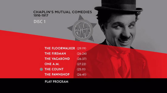 查理·卓别林 1916-1917 喜剧短片合集 [豪华双碟装] CHAPLIN MUTUAL COMEDIES 蓝光DVD 原版带评论音轨
