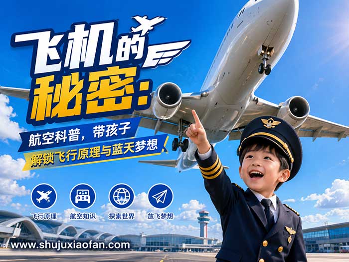 【高能航空科普】aha school《飞机的秘密:航空科普,带孩子解锁飞行原理与蓝天梦想》全10集完结版 MP4