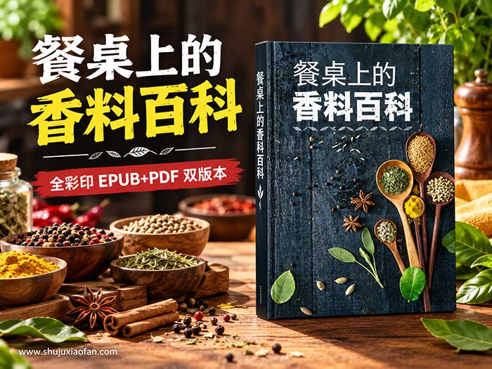 《餐桌上的香料百科》高清全彩电子书（EPUB+PDF）｜解锁全球香料搭配与经典料理烹饪指南