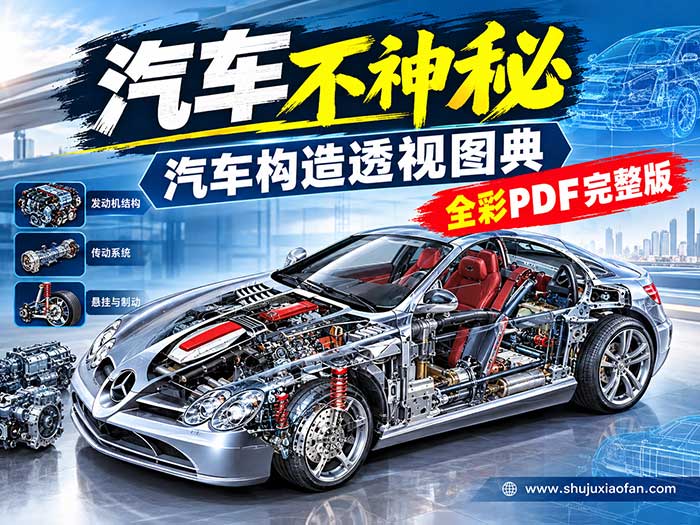 机械工业出版社《汽车不神秘：汽车构造透视图典》全彩PDF高清完整版（附带完整图解与结构透视图）