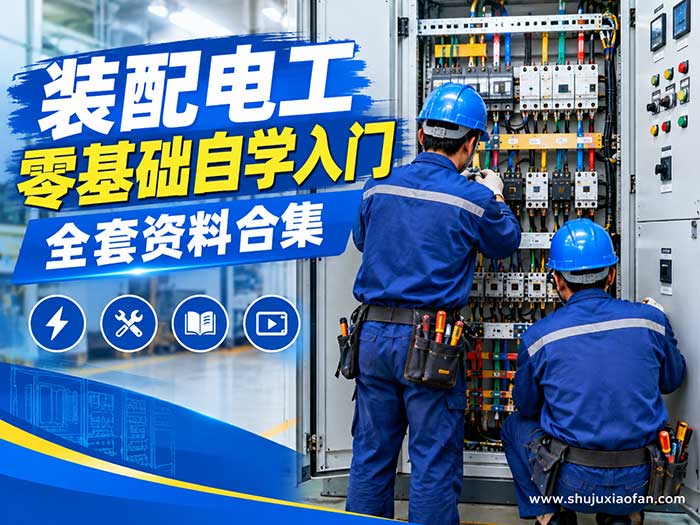 《装配电工零基础自学入门全套资料合集》475份PDF PPT 电气图纸 面试题 练习题 培训课件