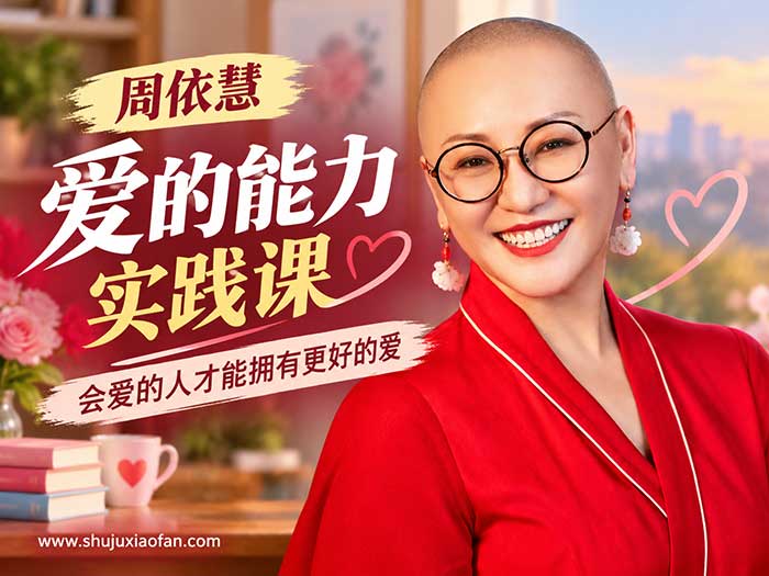 周依慧《爱的能力实践课》会爱的人才能拥有更好的爱 | 张德芬空间十天亲密关系微课 音频MP3+文字稿PDF
