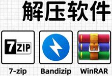 超好用的解压软件 WinRAR+Bindizip+7zip 解压缩软件三巨头 免费无广告永久使用