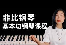 菲比钢琴 基本功钢琴课程 钢琴自学零基础通关 像学母语一样学钢琴 视频课程 MP4