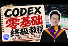 这才是 AI 的正确打开方式《Codex 零基础终极教程》 安装 插件 Skills AI编程 自动化 保姆级全能指南 全中文视频课程 MP4