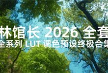 影视级调色作弊码：林馆长2026全套全系列LUT调色预设终极合集