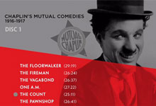查理·卓别林 1916-1917 喜剧短片合集 [豪华双碟装] CHAPLIN MUTUAL COMEDIES 蓝光DVD 原版带评论音轨