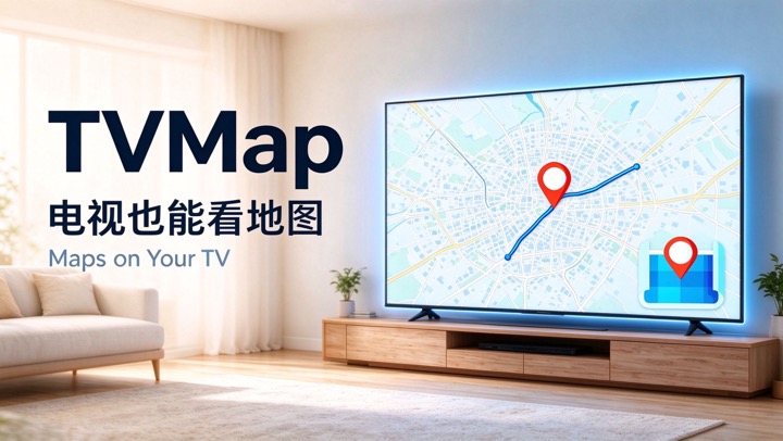 电视也能看地图
